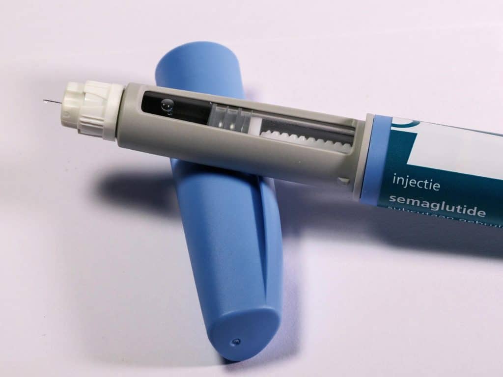 Semaglutide injection pen for diabetes treatment.